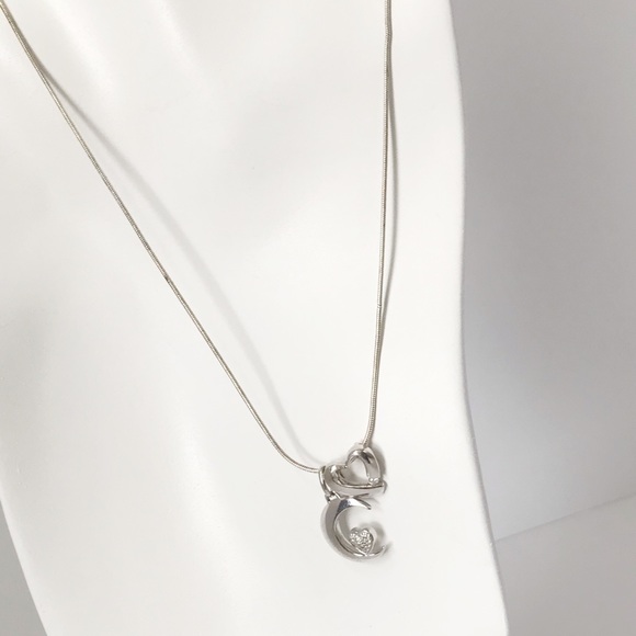 10k white gold necklace - Picture 5 of 6